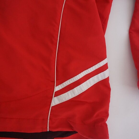 Vintage Russell Athletic Red White Zip Up Windbreaker Nylon Jacket Size Large - Picture 6 of 11